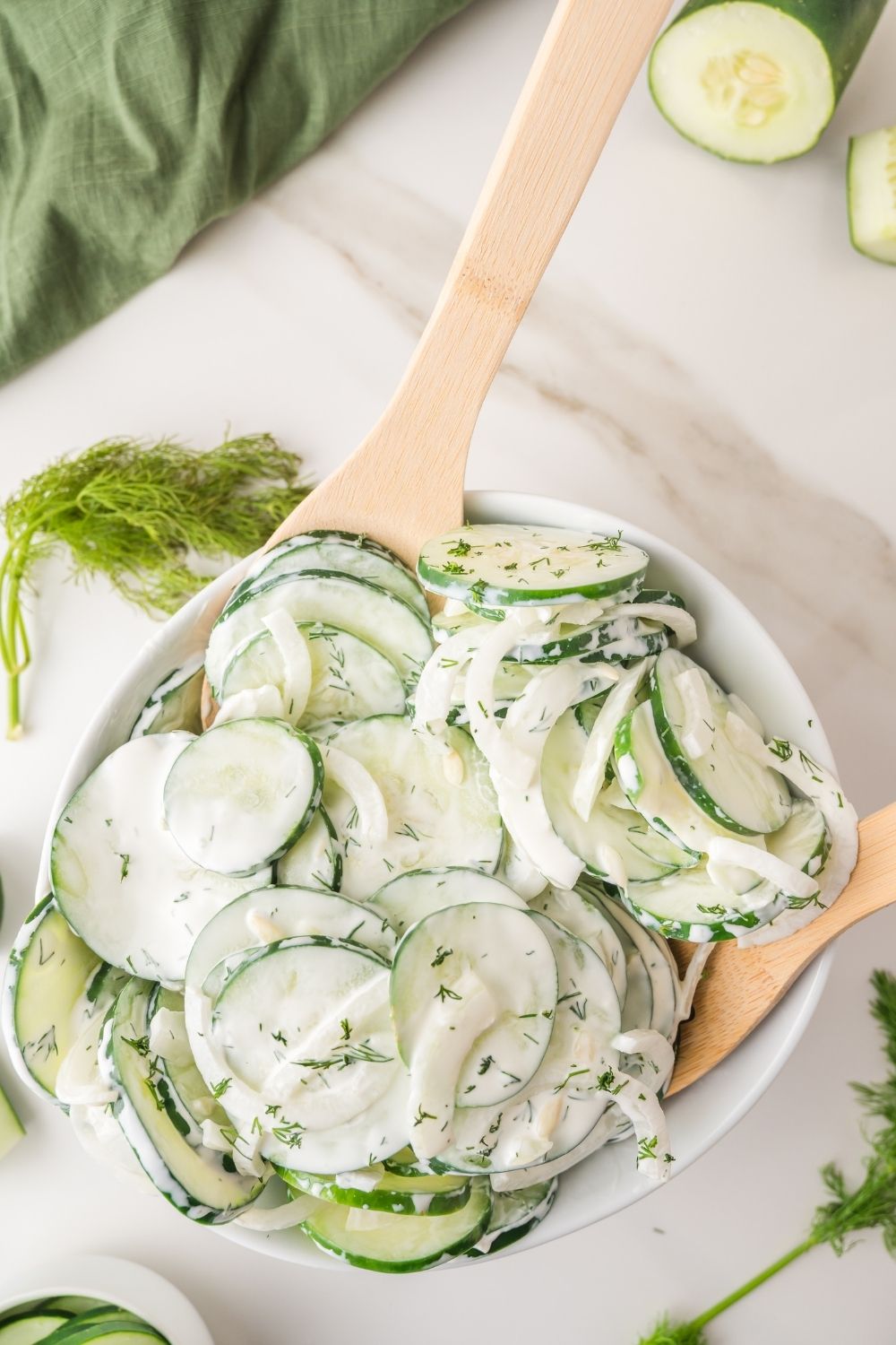 Creamy Cucumber Salad
