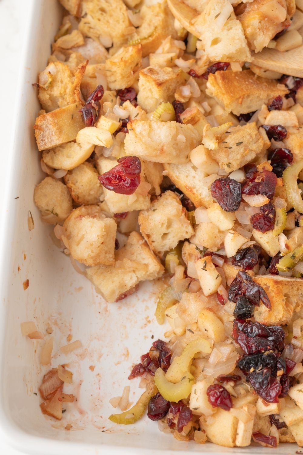 Apple Cranberry Stuffing - set 2