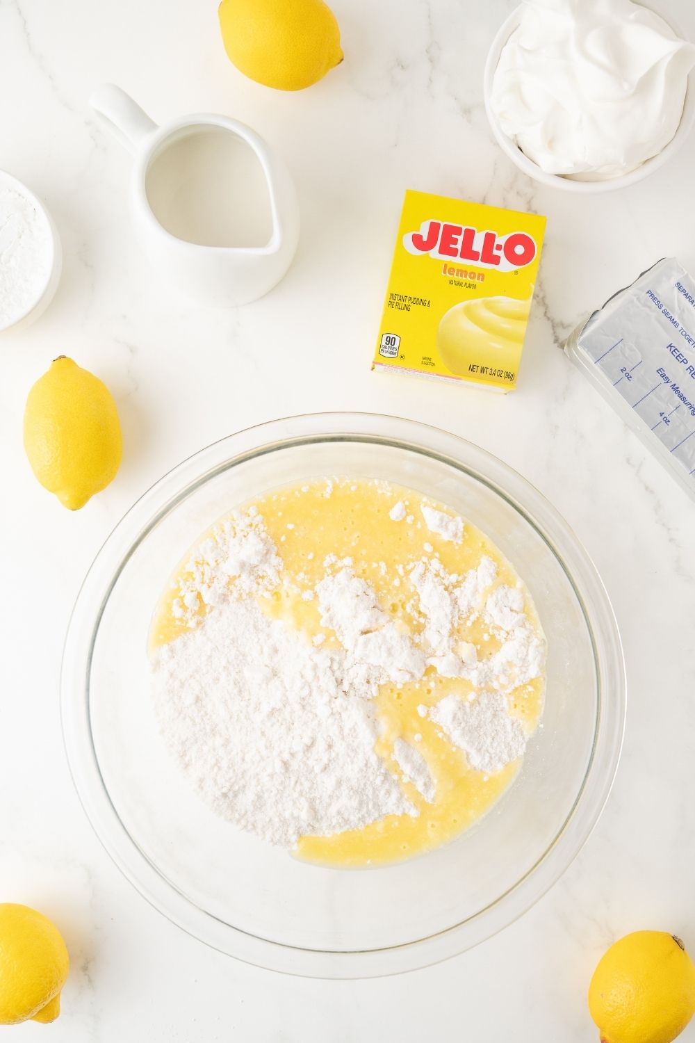Lemon Cream Cheese Dump Cake
