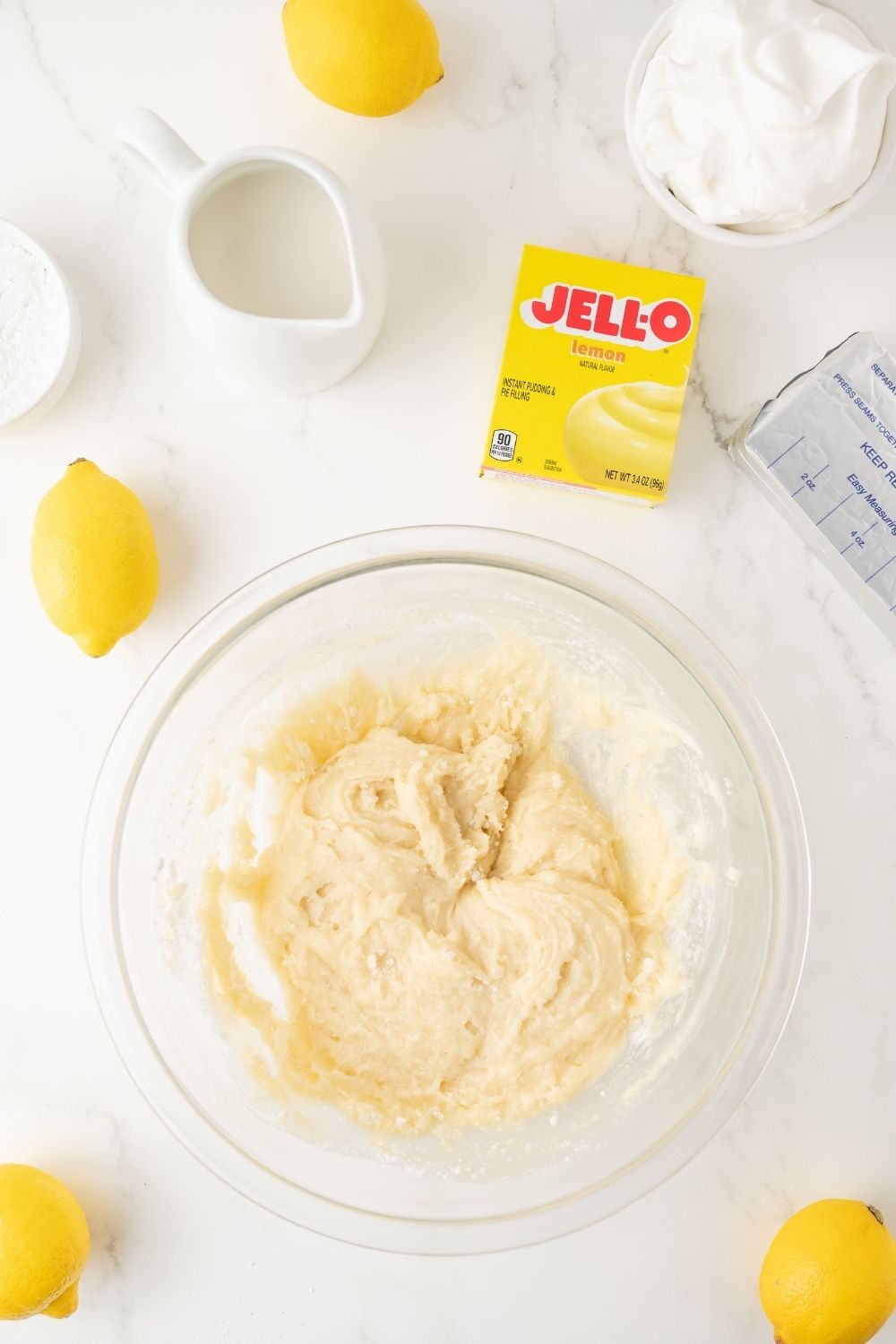 Lemon Cream Cheese Dump Cake