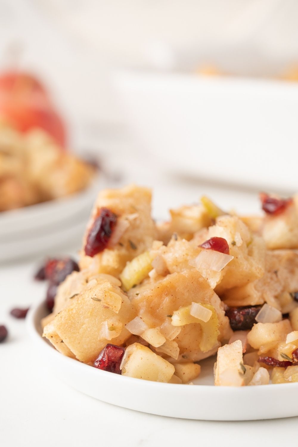 Apple Cranberry Stuffing - set 2