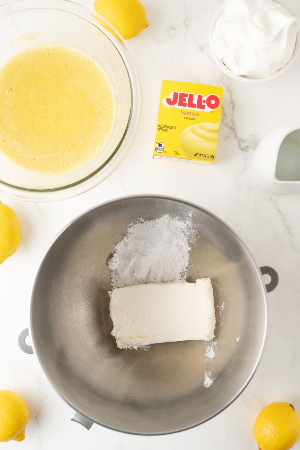 Lemon Cream Cheese Dump Cake