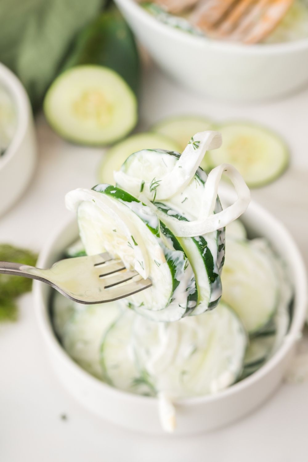 Creamy Cucumber Salad