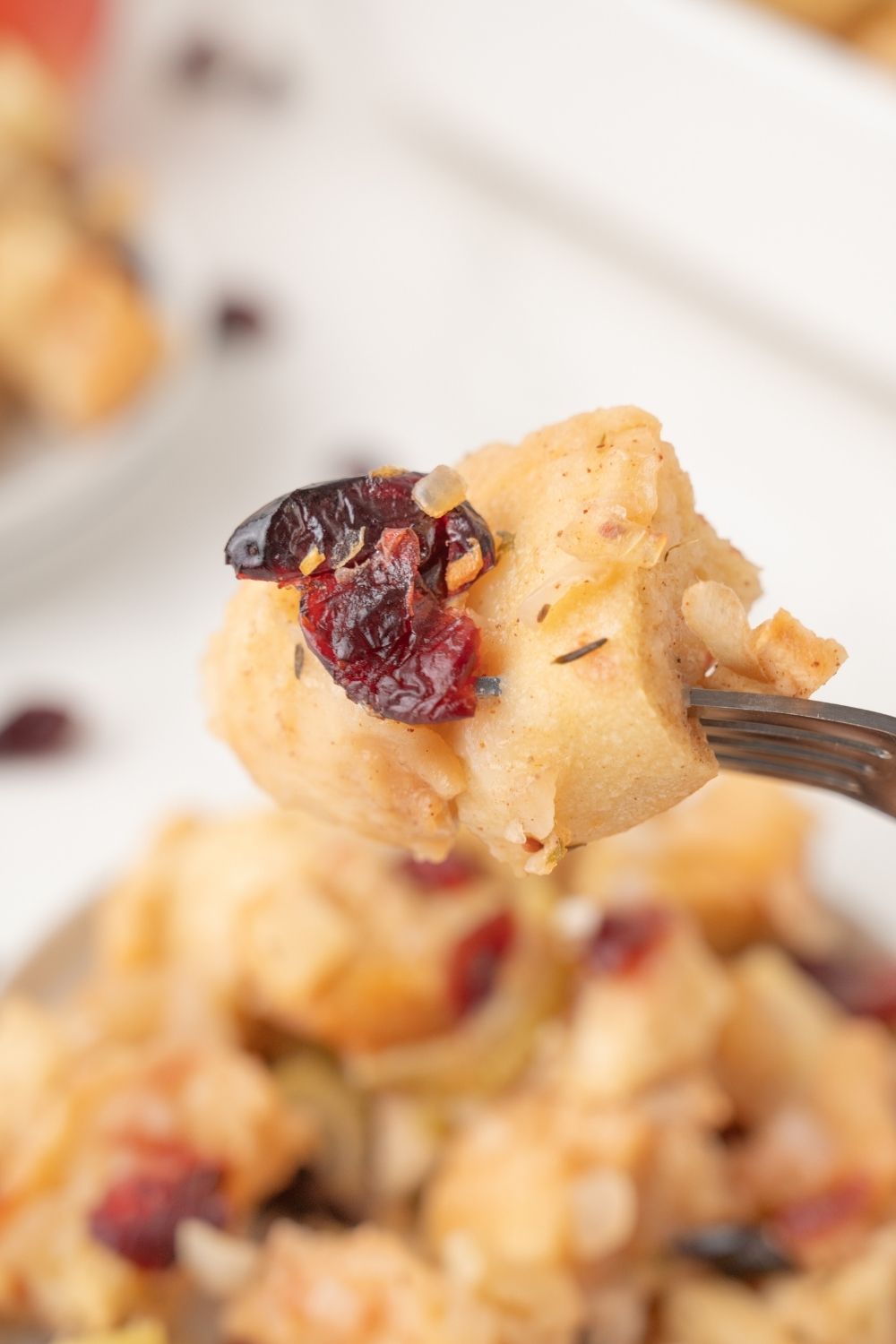 Apple Cranberry Stuffing - set 2