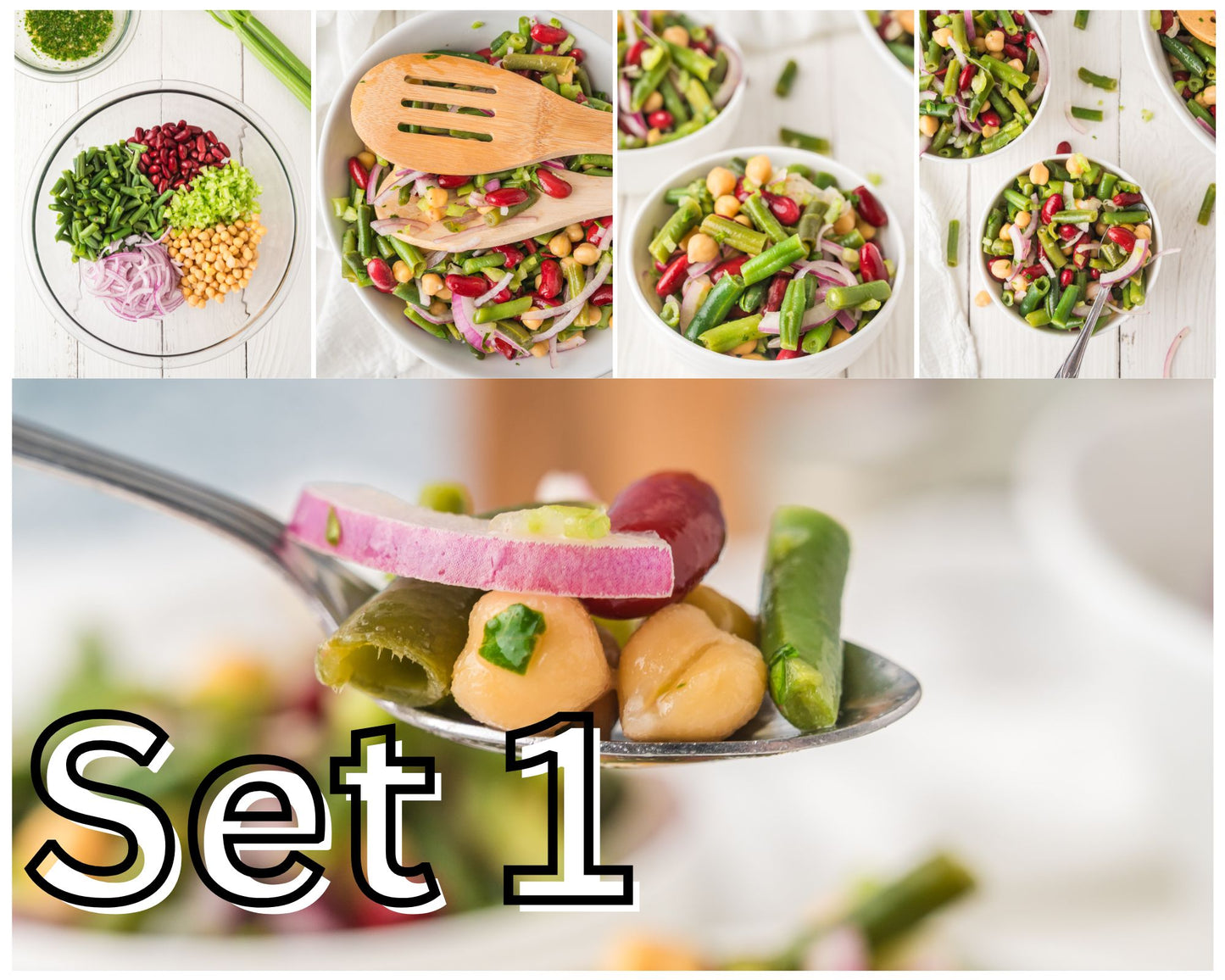 Three Bean Salad - set 1