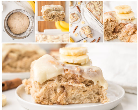 Banana Bread Cinnamon Rolls