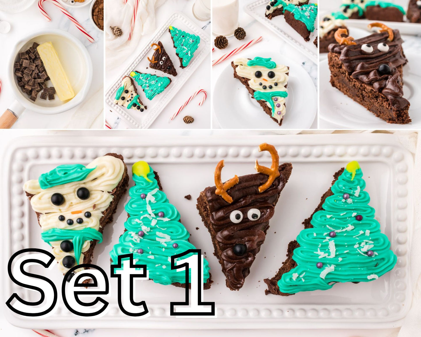 Christmas Brownies - Set 1
