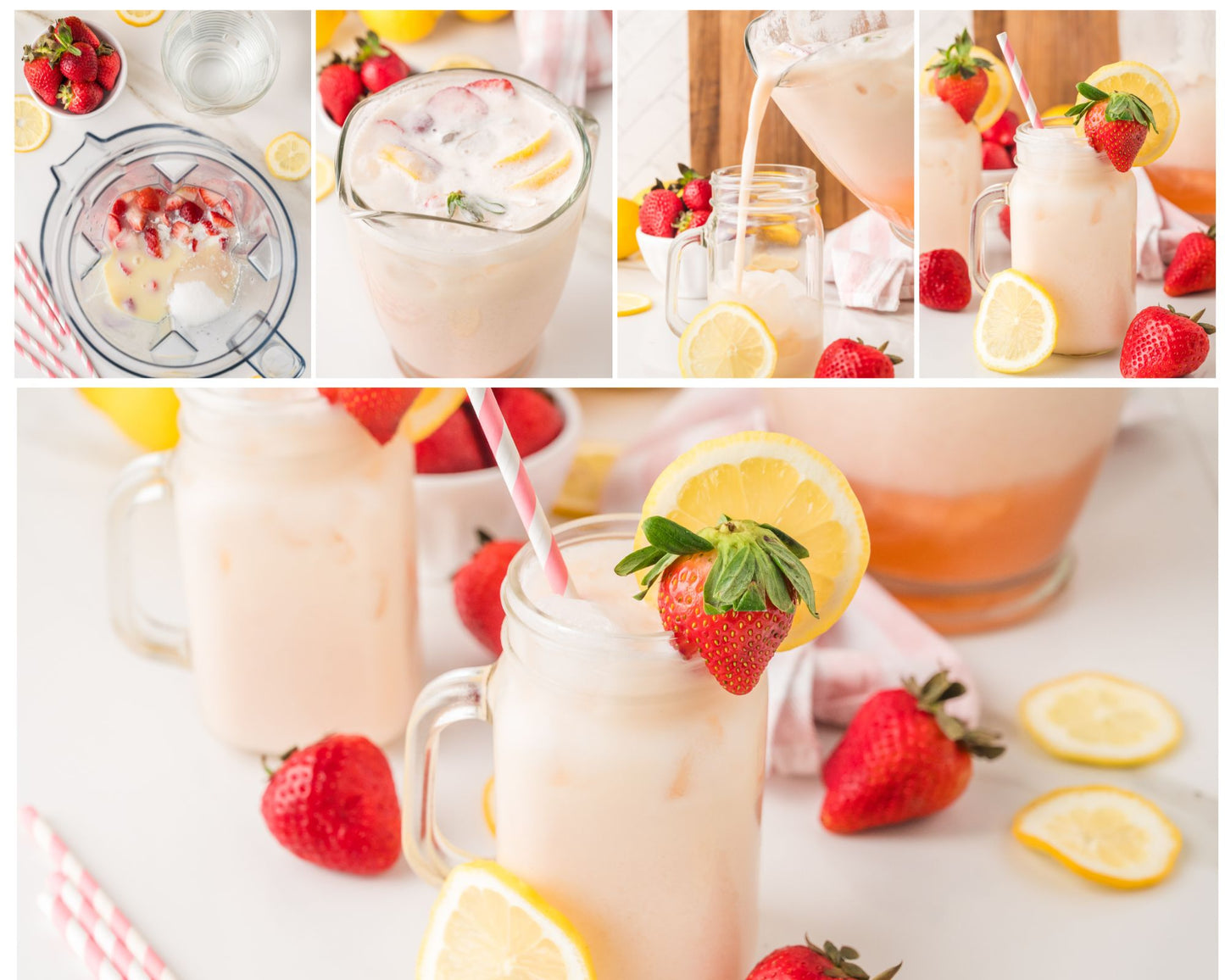 Creamy Strawberry Lemonade