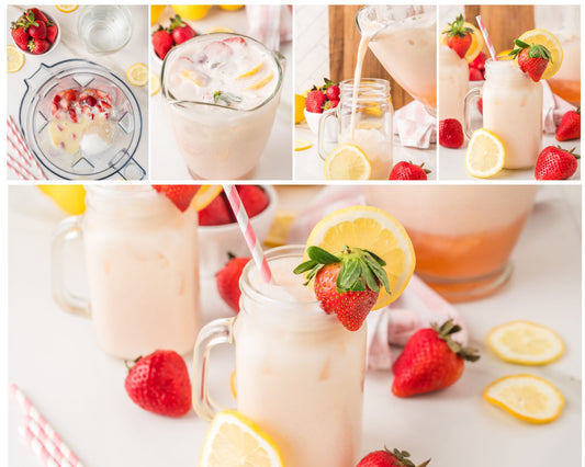 Creamy Strawberry Lemonade