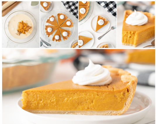 Eggless Pumpkin Pie