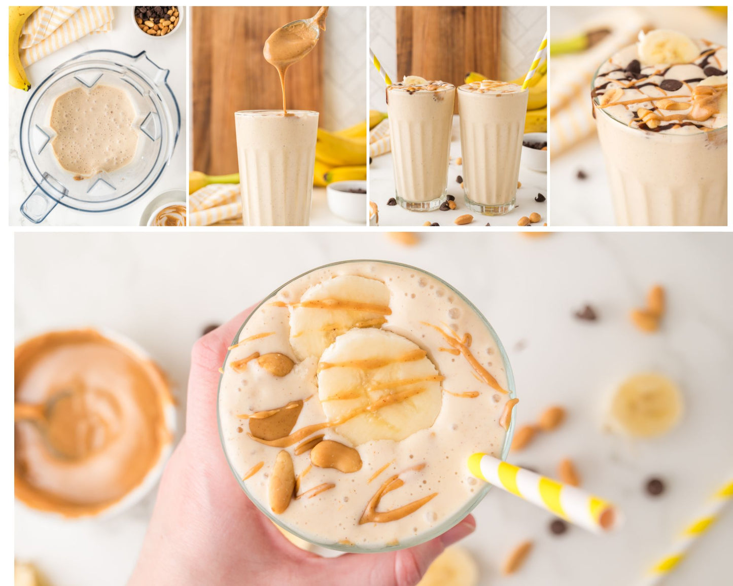 Peanut Butter Banana Milkshake