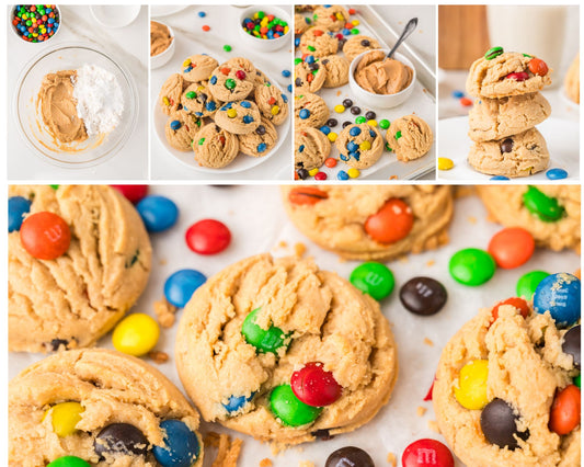 Peanut Butter M&M Cookies