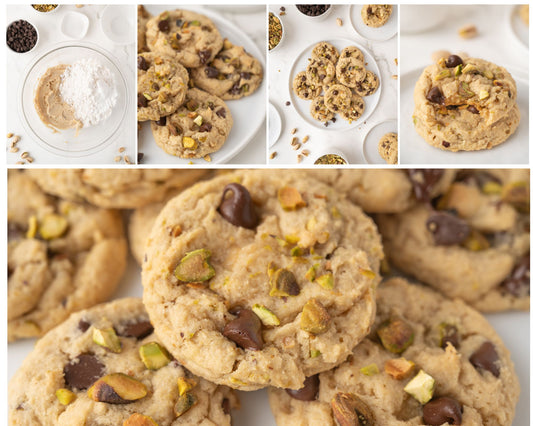 Pistachio Chocolate Chip Cookies