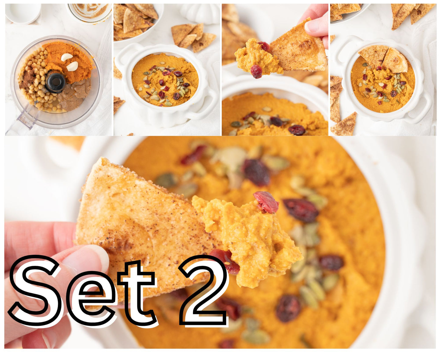 Pumpkin Hummus - set 2