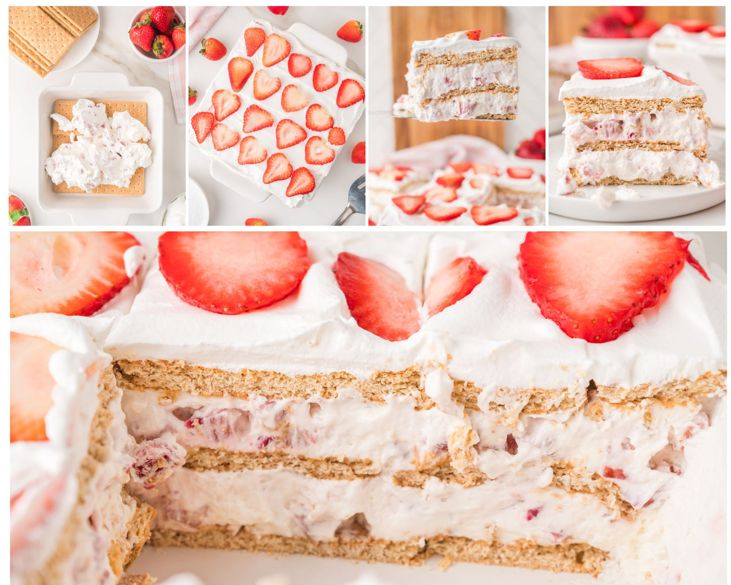 Strawberry Icebox Cake