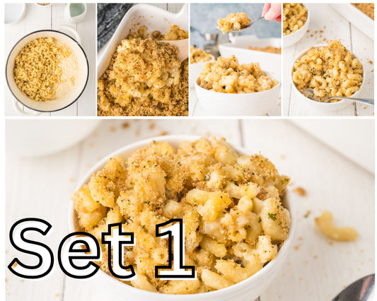 Vegan Mac and Cheese - set 1