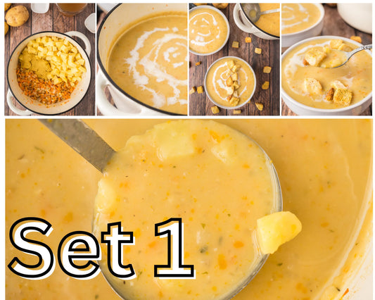 Vegan Potato Soup - set 1